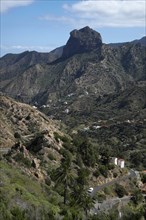 View to the Roque Cano rock massif