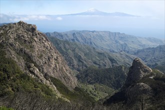 View from the Mirador de Morro Agando in the Garajonay National Park