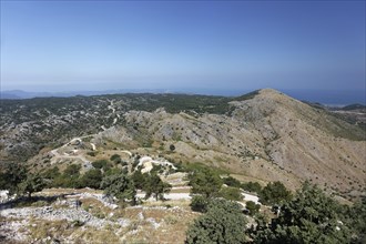 View of the island from Mount Pantokrator