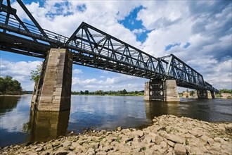 Bridge across the river Oder