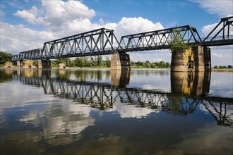 Bridge across the river Oder