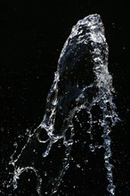 Splashing water