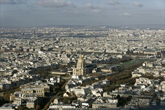 View from the Tour Montparnasse to the Invalides