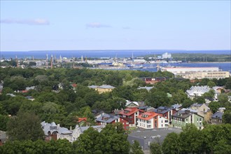 Baltic Sea coast with the western ports of Tallinn