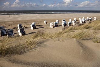 Beach chairs on the main beach