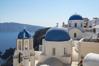 Blue-domed church of Agios Spiridonas and the church of Anastasis