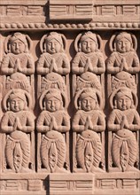 Relief on stupa at Sitagu International Buddhist Academy