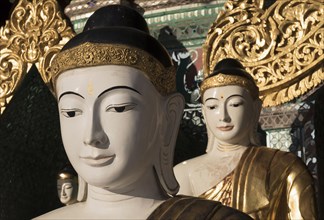 Buddhas in Koo Chein Kan and Ma Kyee Kyee Hall