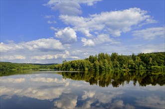 Clouds reflected in Mohnesee