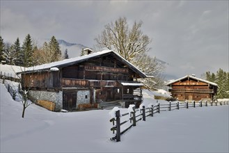 Farms in winter