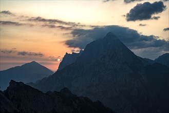 Sunrise in the mountains