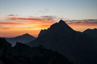 Sunrise in the mountains