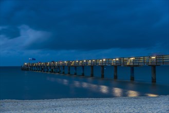 Pier in the evening