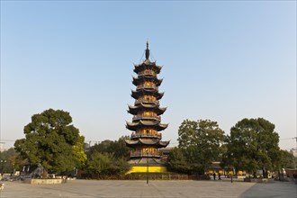 Bell tower of the Longhua Pagoda