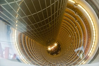 View down into the Jin Mao Tower
