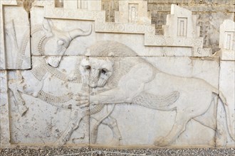 Ancient relief of the Achaemenids