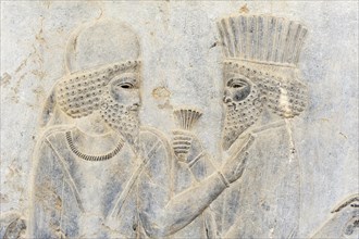 Ancient relief of the Achaemenids