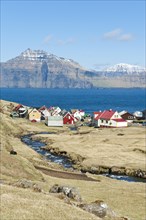 Colorful houses by the sea