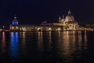 Santa Maria della Salute at night