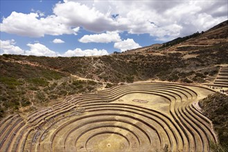 Inca terraces in the Sacred Valley