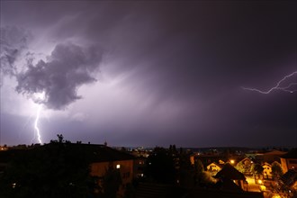 Thunderstorm above Kreuzlingen