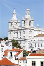 View from Miradouro Portas do Sol on the Monastery of Sao Vicente de Fora