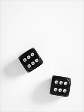 Two black dice
