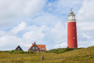 Lighthouse with houses Eierland