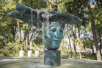Fountain Theatrical mask in Greek Park