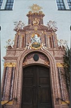 Gate at the Benediktbeuern monastery