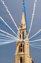 Church of Notre-Dame during La Felibree festival