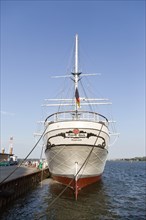Aft of the three-mast barque Gorch Fock I Stralsund