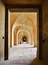 Long corridor of cross vaults in Landesschule Pforta
