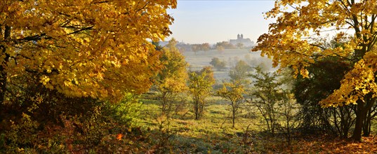 Autumn landscape in Quedlinburg