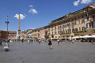Tourists at Piazza Navona