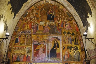 Fresco in the Portiuncula chapel