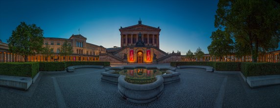 Panorama of the Alte Nationalgalerie on Museum Island