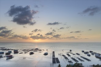 Sunset over Songkhla Lake