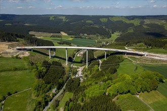 Construction of the highest viaduct of North Rhine-Westphalia