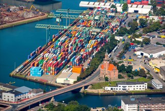 Container port and old harbour master's fffice