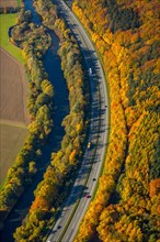 A46 beside the river Ruhr near Neheim