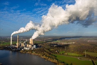 Kraftwerk Voerde coal power plant on the Rhine