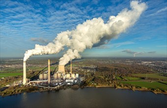 Kraftwerk Voerde coal power plant on the Rhine