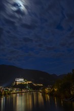 Kufstein Fortress at night