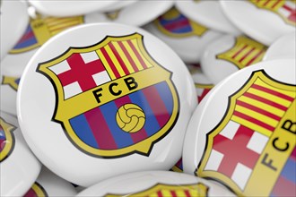 FC Barcelona pin badges