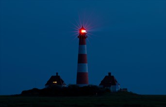 Westerhever Lighthouse at night