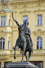 Equestrian statue of Ban Josip Jelacic in Ban Jelacic Square