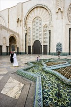 Courtyard of the Hassan II Mosque