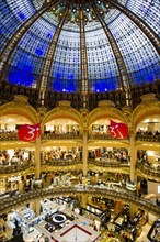 Shopping mall with Art Nouveau dome