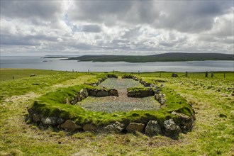 Viking longhouse ruins
